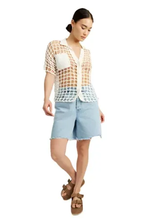 TEEK - BOLD CROCHET SHIRT TOP