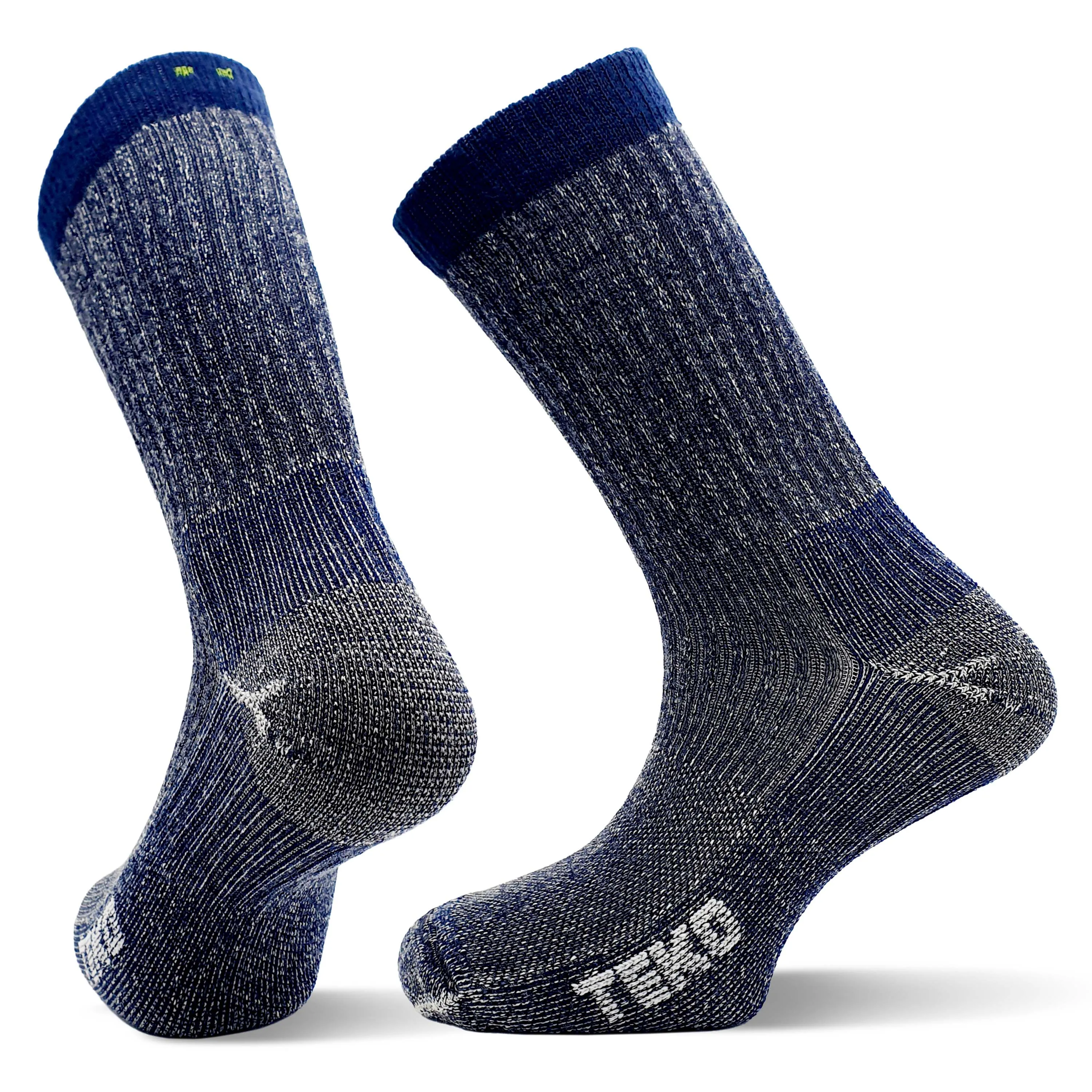 TEKO eco HIKE 2.0 MERINO WOOL Light Hiking Socks - Enhanced Comfort - Storm Blue