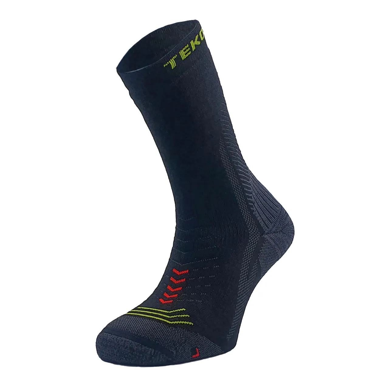 TEKO eco HIKE 3.0 EXODUS MERINO WOOL HIKING SOCKS - Medium Full Cushion - 3 PAIR PACK - Black