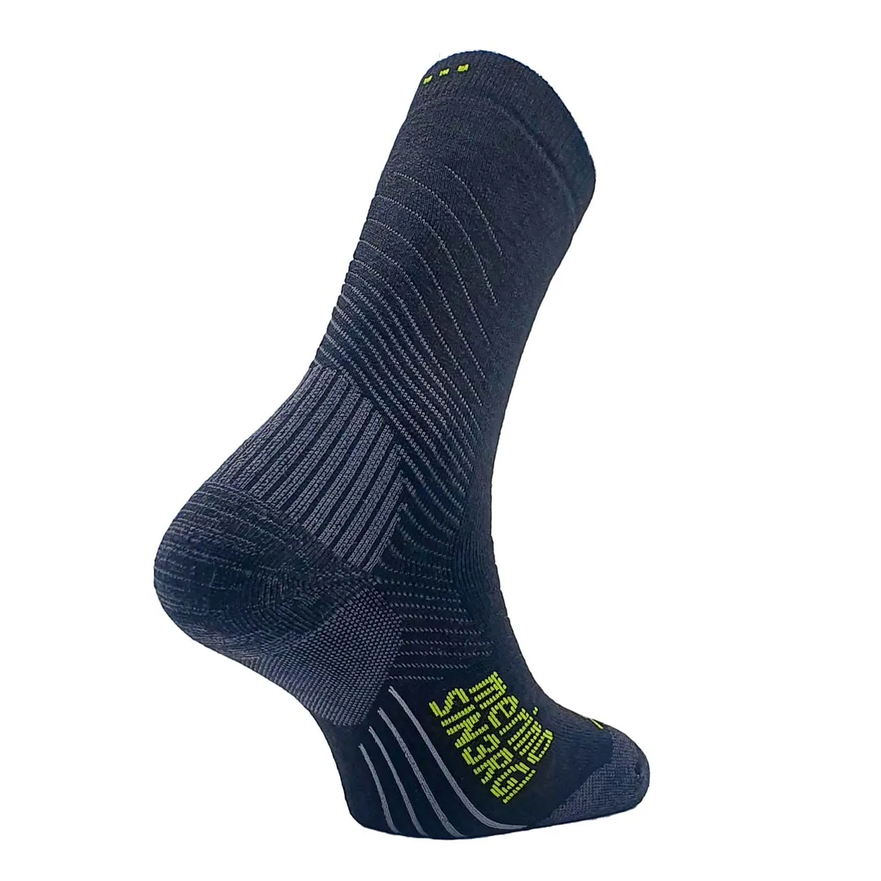 TEKO eco HIKE 3.0 EXODUS MERINO WOOL HIKING SOCKS - Medium Full Cushion - Black