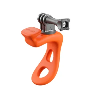 TELESIN Action Camera Mount Silicone Adjustable Mini Flexible Bracket For GoPro HERO / Insta360 / DJI Action Camera(Orange)