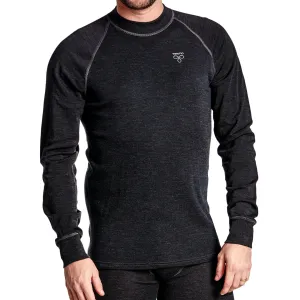 Termo Men&#x27;s Wool Light Round Neck Ls Anthracite Melange | Buy Termo Men&#x27;s Wool Light Round Neck Ls Anthracite Melange here | Outnorth