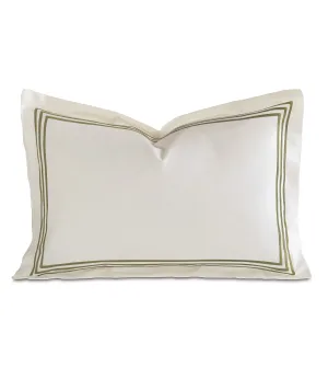 Tessa Ivory Boudoir Pillow Cover 12x18 in Oliva