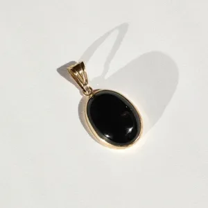 Tethys 14k Onyx Pendant