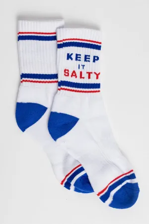 That Friday Feeling Keep It Salty Crew Sock - ASSORTED