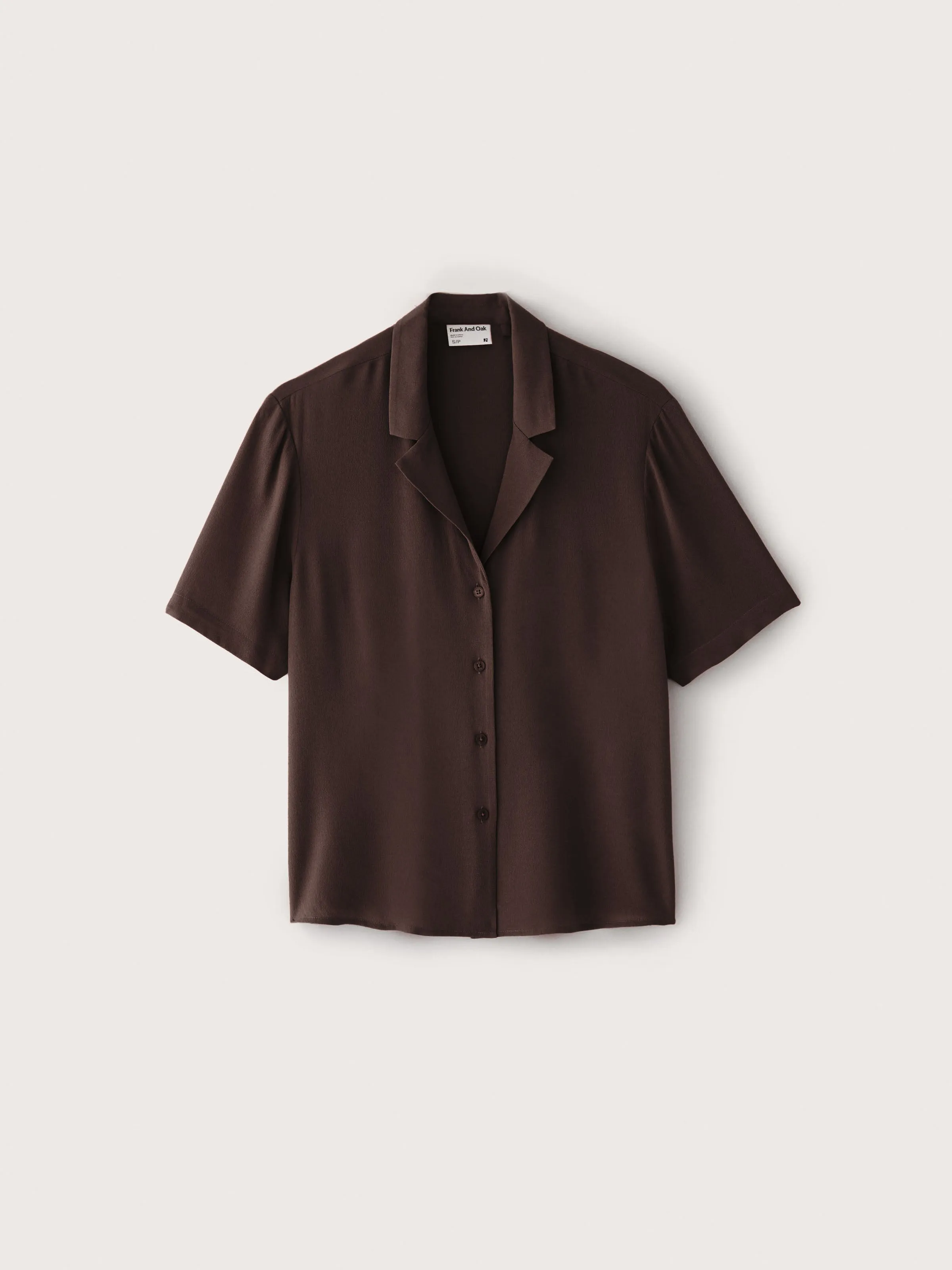 The Camp Collar Blouse in Elderberry
