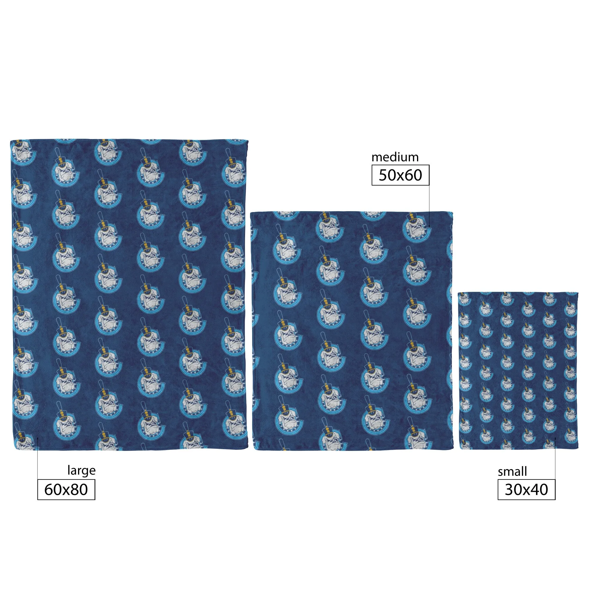 The Citadel, C Spike logo, Navy Blanket