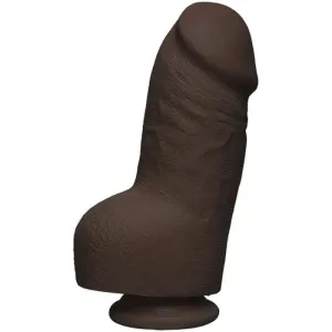The D - Fat D - 8 Inch With Balls - Ultraskyn -  Chocolate