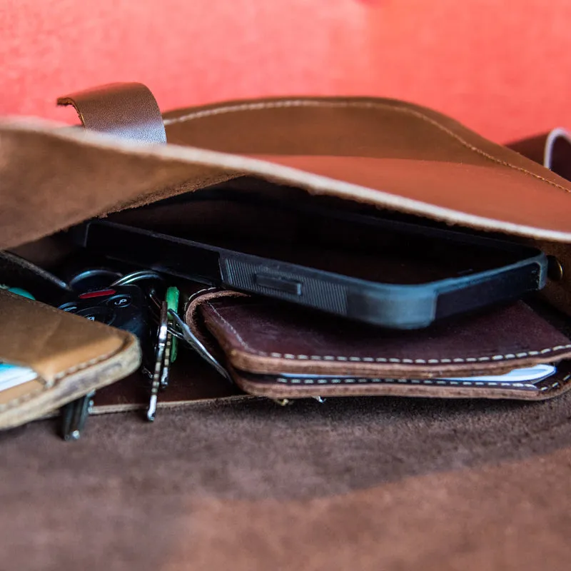 The Derby Crossbody Fine Leather Purse
