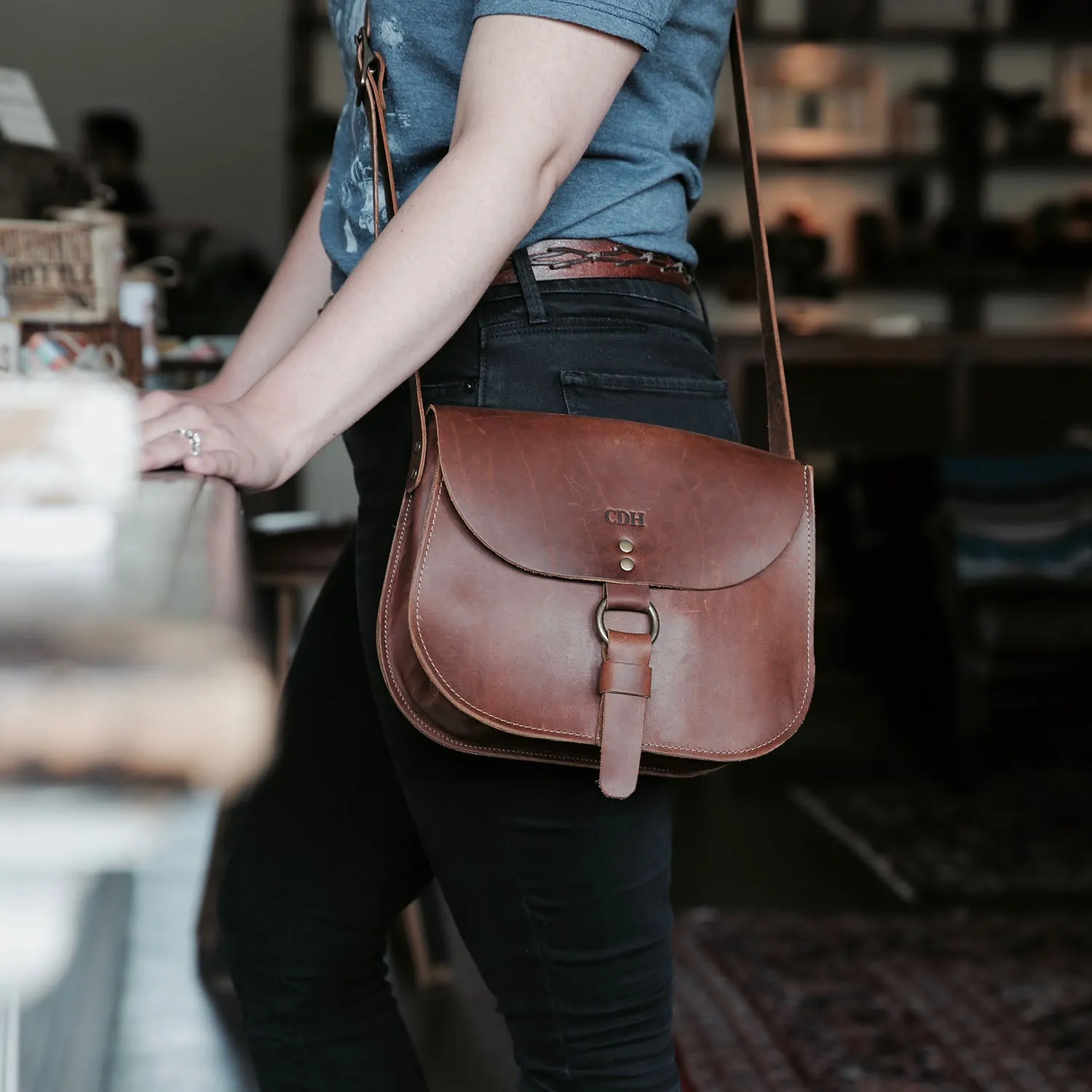 The Derby Crossbody Fine Leather Purse