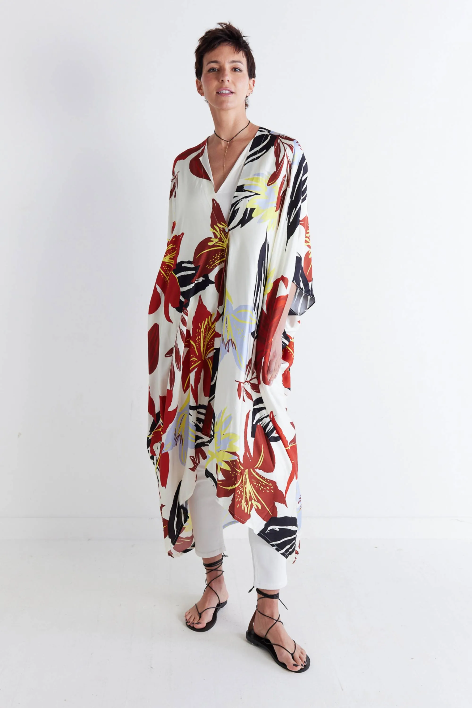 The Floral Long Duster