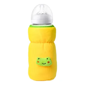 THE LITTLE LOOKERS Bottle Cover for Philips Avent/Wide Neck Feeders Soft Plush Stretchable Baby Feeding Bottle Cover with Easy to Hold Strap Wide Neck 240-330ml/8-11OZ