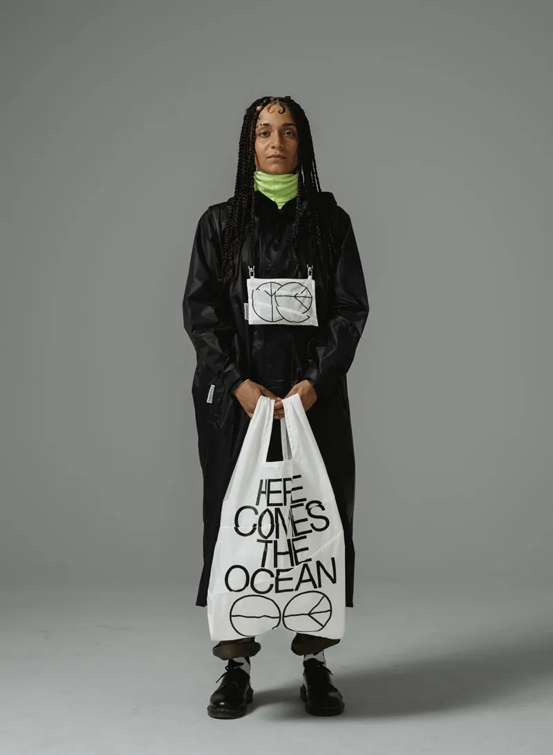 The New Shopping Bag Ocean White Large