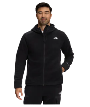 The North Face Mens Alpine Polartec 200 Fleece FullZip Hooded Jkt TNF Black