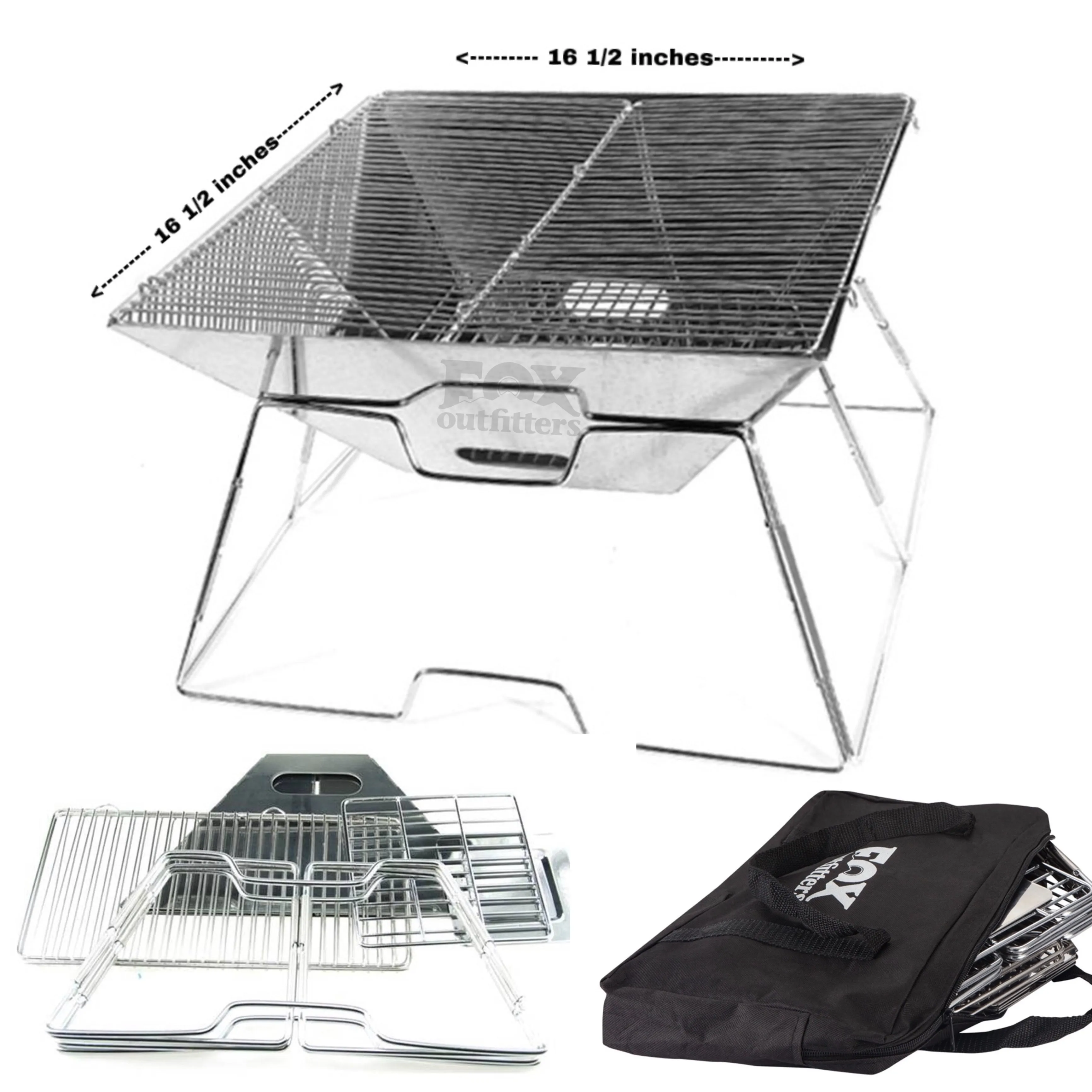 THE PITMASTER: Quick Grill Jumbo Folding Flatpack BBQ