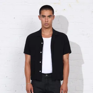 The Rosewood Crop Button-Up (Short Sleeve)