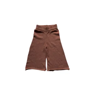 THE SIMPLE FOLK - The Wide Leg Knit Trouser - Mocha