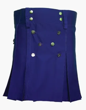 The ultimate classic utility kilt in blue