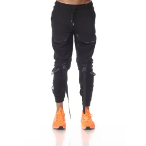 Theo Fashion Jogger With clips and zipper