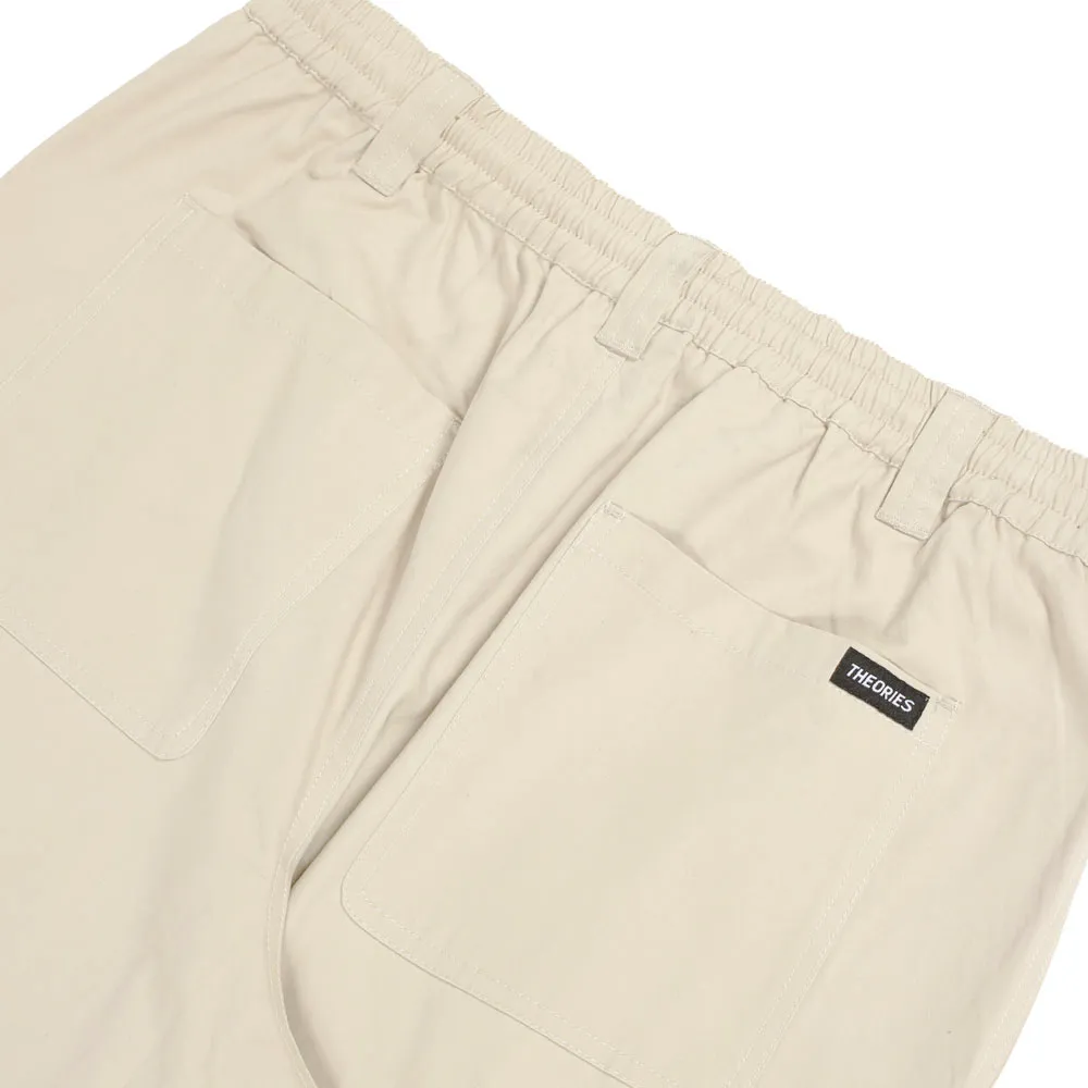 Theories Stamp Lounge Pants Ecru