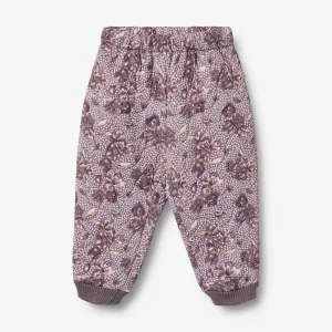 Thermo Pants Alex | Baby - lilac tulips