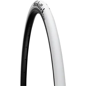 ThickSlick Road Bike Tire - 700 x 25, Clincher, Wire, White, Comp
