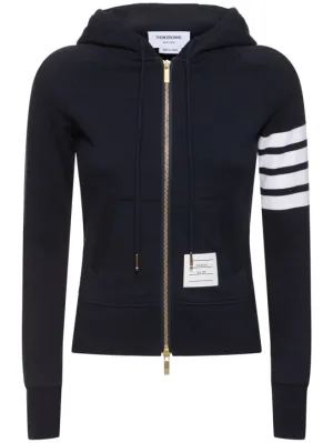 Thom Browne   4 bars zip hoodie sweatshirt 