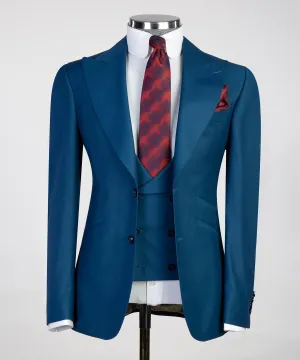Three Piece Navy Blue Suit