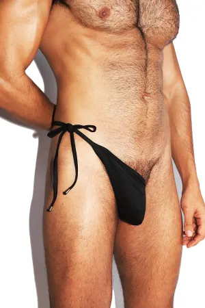 Tied Up Swim Sling - Black