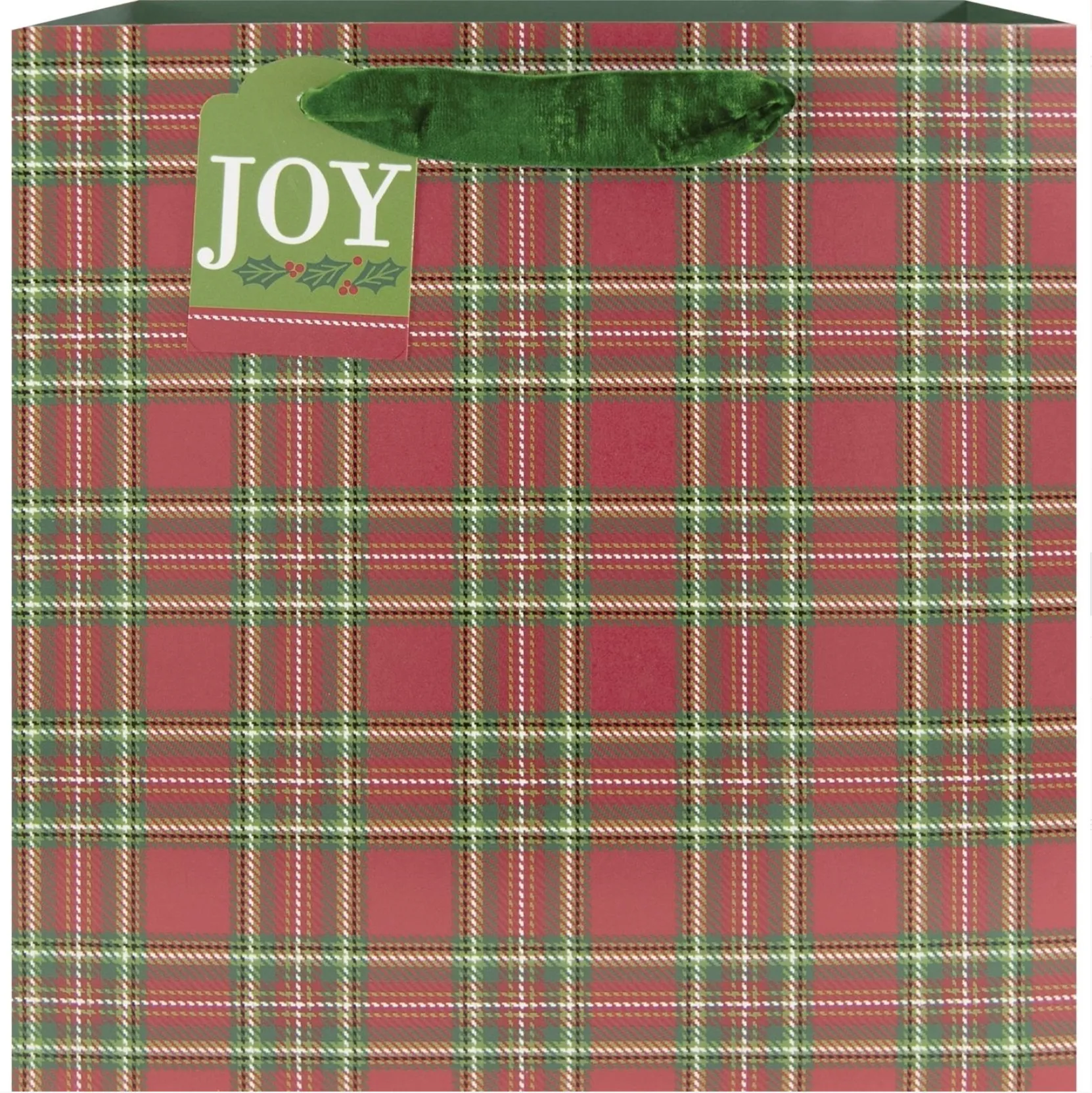 Timeless Tartan Medium Square Gift Bag