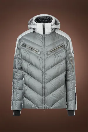 Collarless Down Jacket