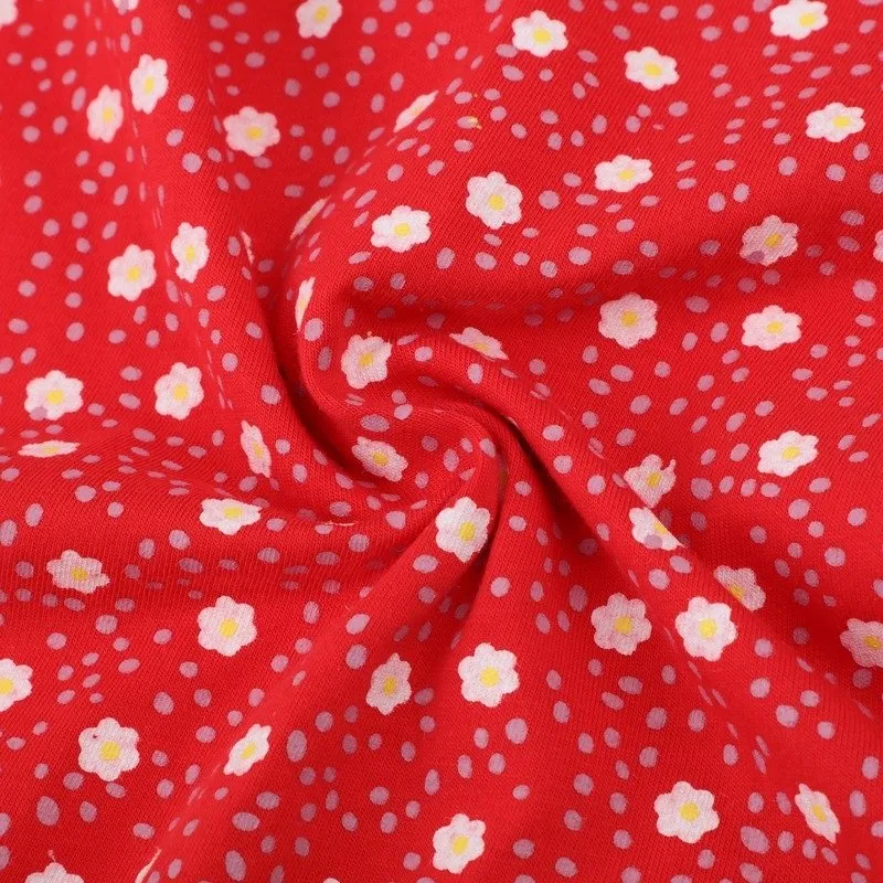 Toddler Girl's Long Sleeve Christmas Red Dress