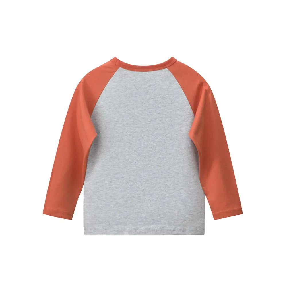 Toddler/Kid Boy Leisure Time Letter Print Long Sleeve Shirt