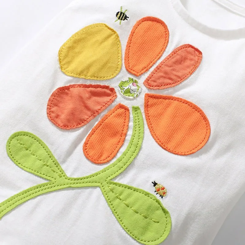 Toddler/Kid Girl's Sleeveless Floral Top with Shorts Set