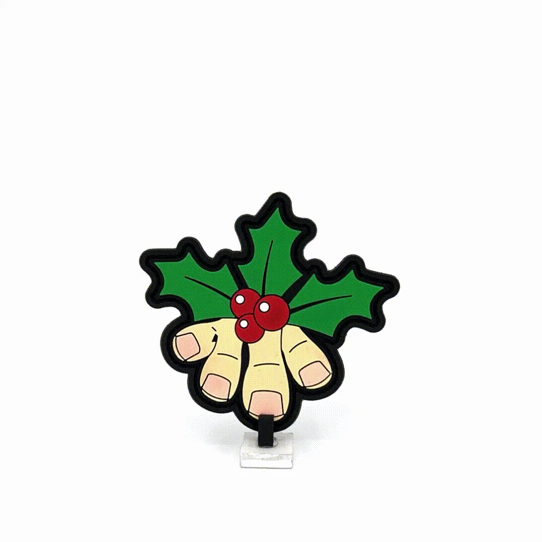 Toe-tally Festive: Mistle Toes PVC Patch - Step into the Holiday Spirit!