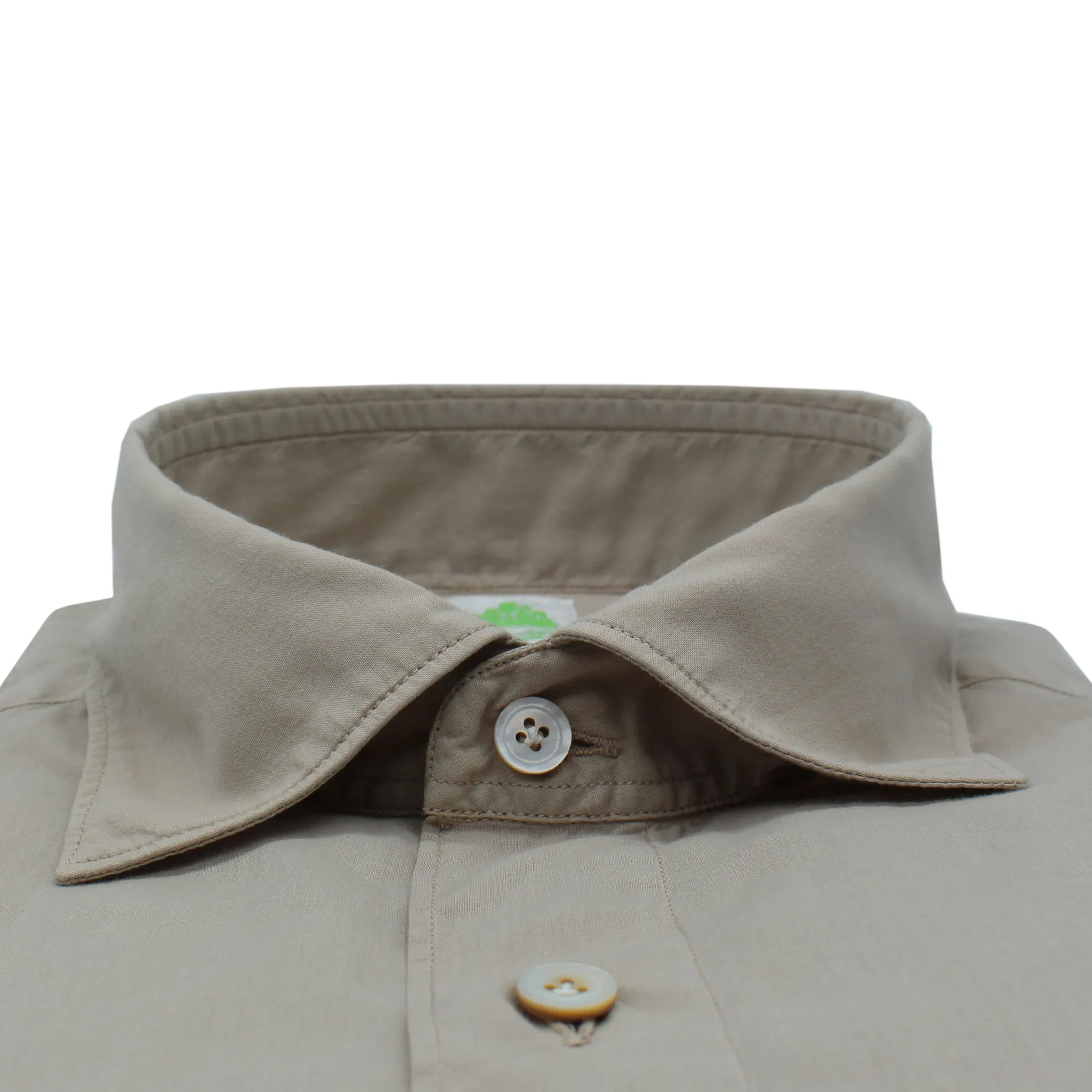 Tokyo slim fit cotton garment dyed pink and coral pink shirt