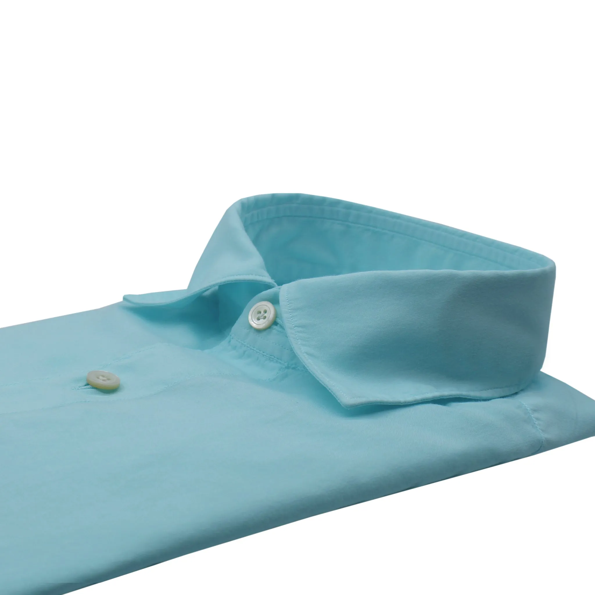 Tokyo slim fit cotton garment dyed pink and coral pink shirt
