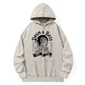 Tokyo-Tiger Drum & Bass Tiger Washed Hoodie