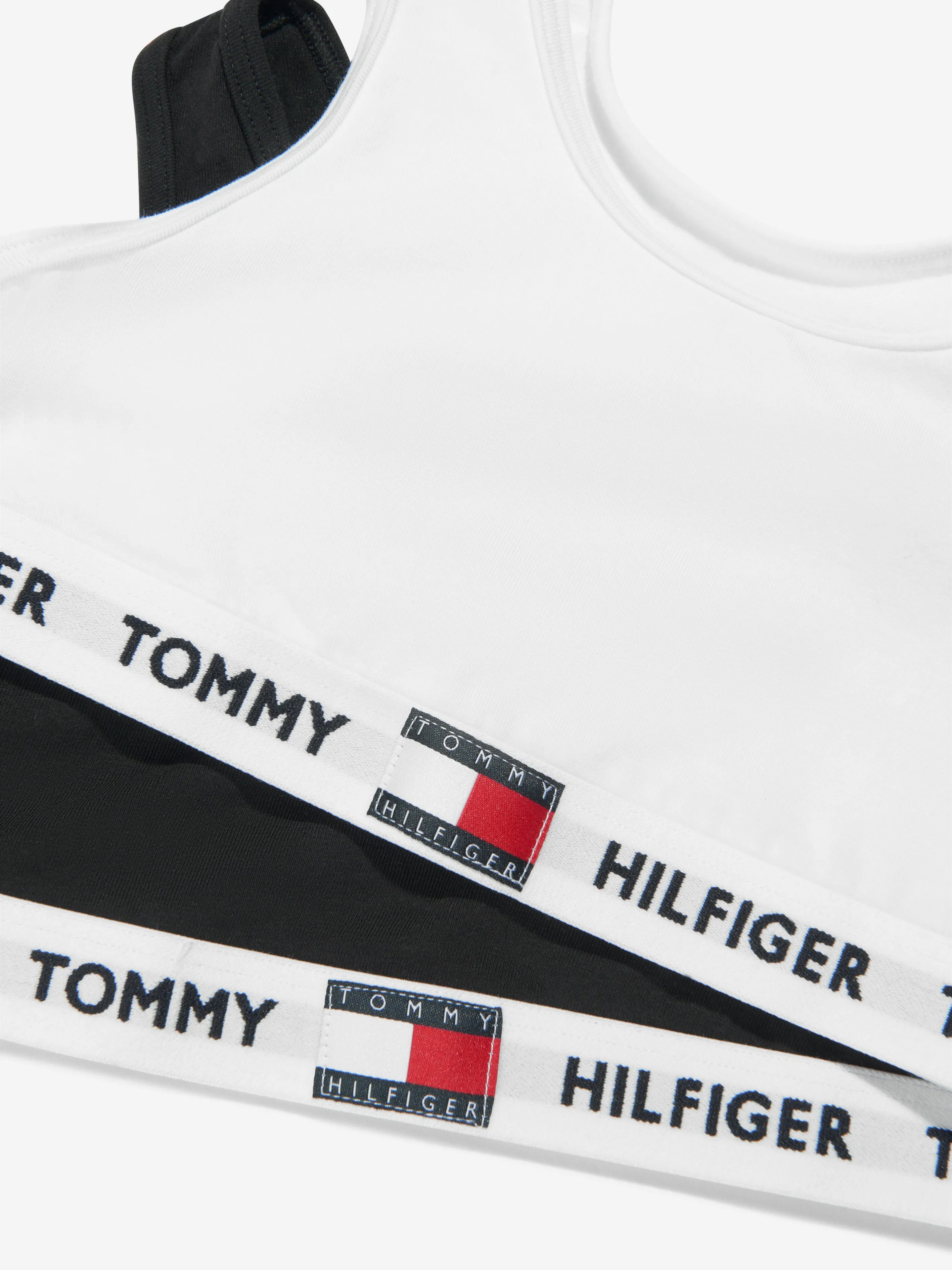 Tommy Hilfiger Girls Bralette Set (2 Pack) in Black