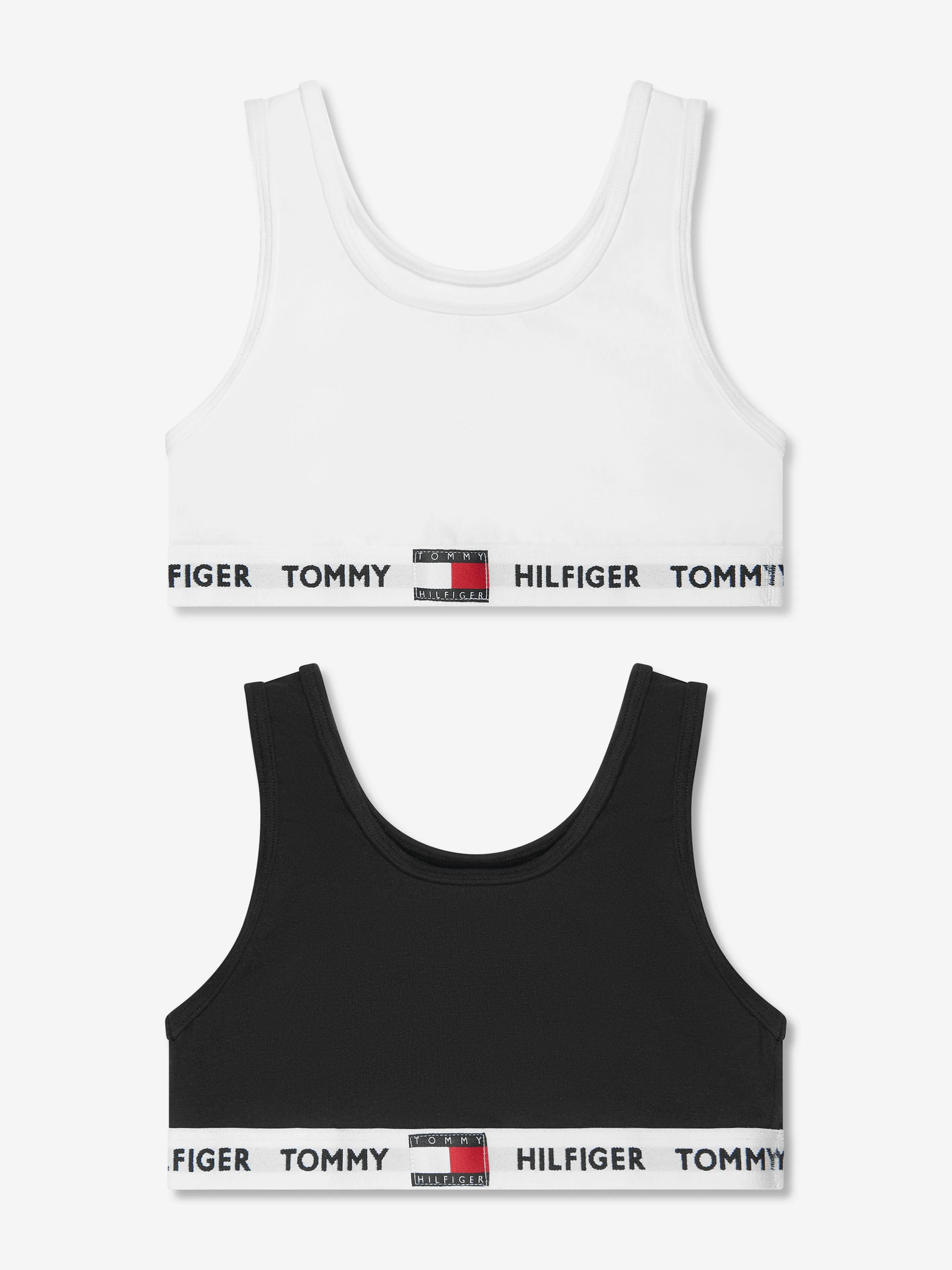 Tommy Hilfiger Girls Bralette Set (2 Pack) in Black