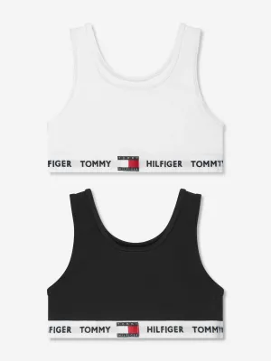 Tommy Hilfiger Girls Bralette Set (2 Pack) in Black