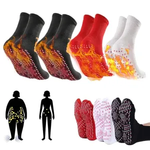 Tourmaline Slimming Health Socks  Self-Heating & Magnetic Foot Massage