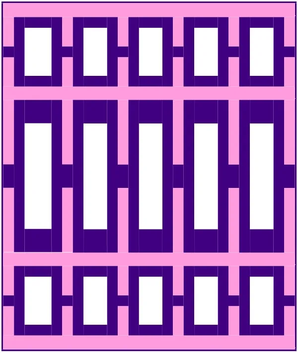 Tracking Along Quilt Pattern