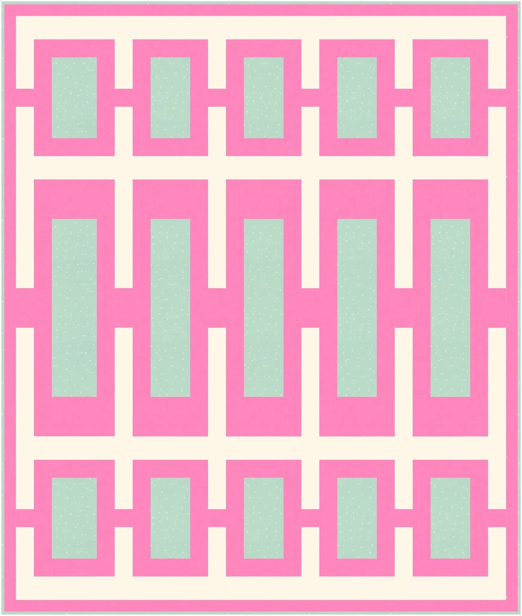 Tracking Along Quilt Pattern