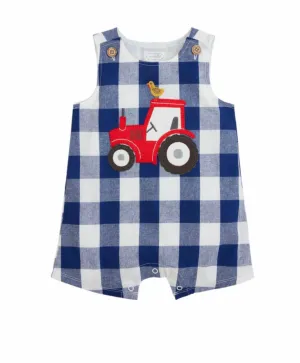 Tractor Check Jon Jon by Mud Pie