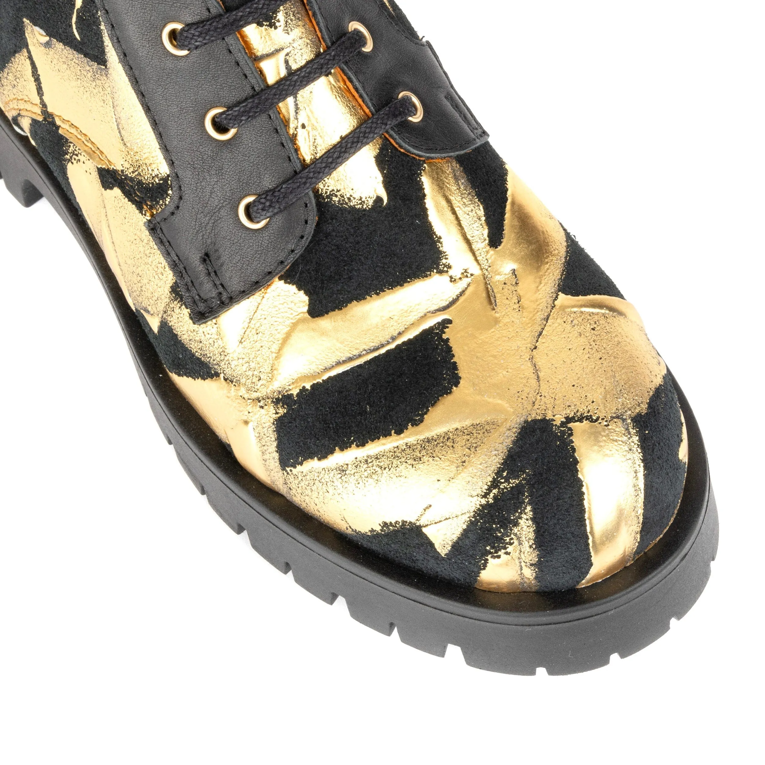 Traveller Platform Wool - Gold & Black