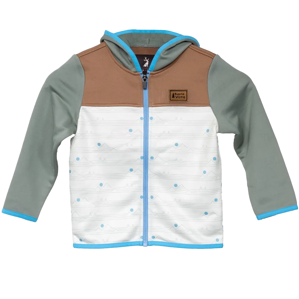 Treeline Kids Terry Full Zip Hoodie
