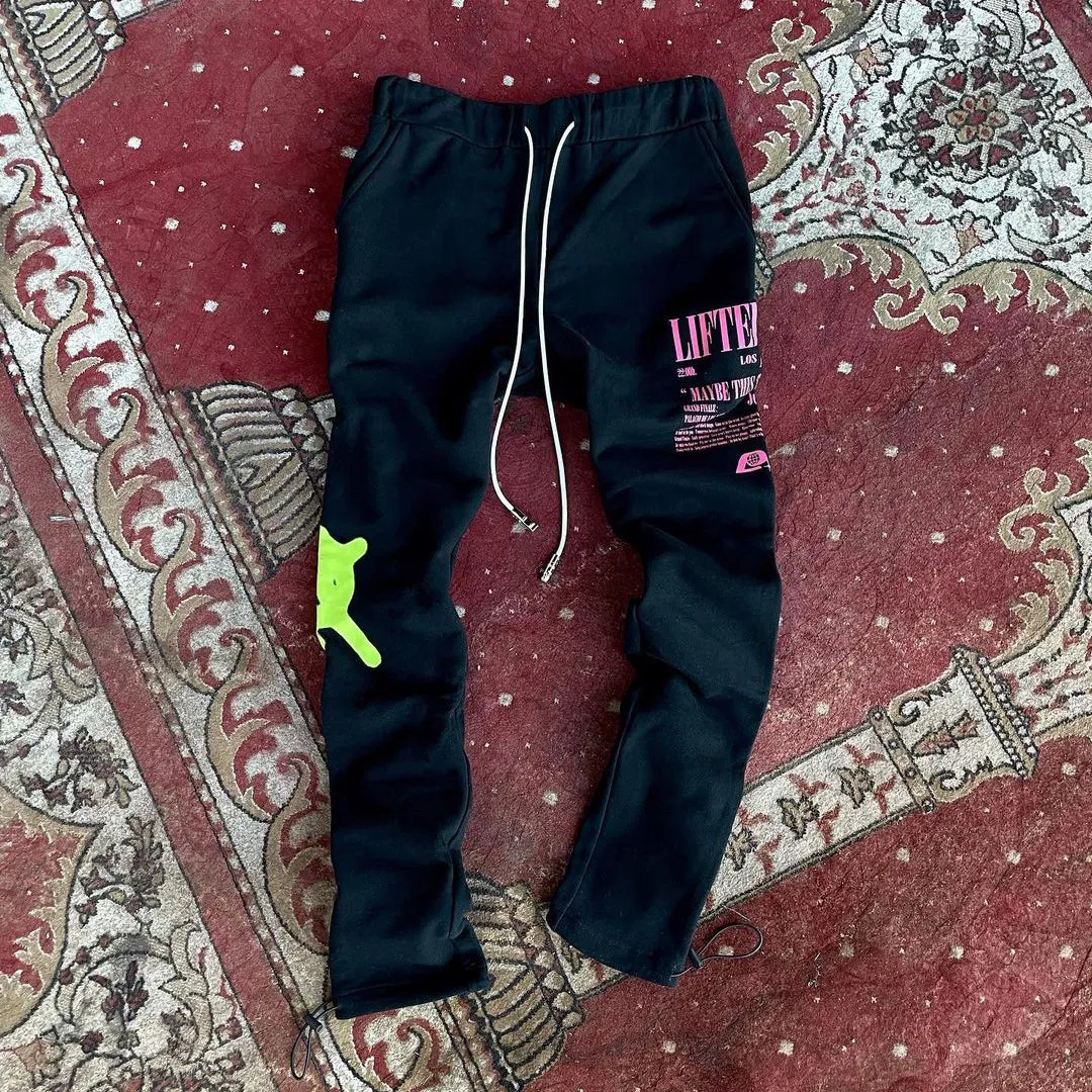 Trendy brand comfortable hip-hop street sweatpants drawstring trousers