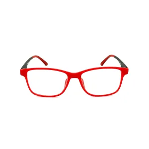Trendy Fashion Red & Black Reading Glasses