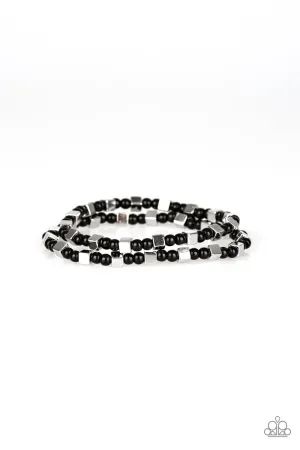 Trendy Tribalist - Black Bracelet - Paparazzi Accessories